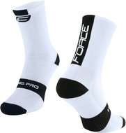 Force LONG PRO, White/Black, size 36-41 EU - Socks