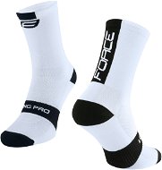 Force LONG PRO biela/čierna 42 – 46 EÚ - Ponožky