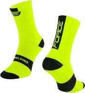 Force LONG PRO žlté/čierne - Ponožky