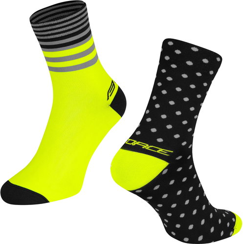 Force SPOT, Black/Yellow, 42-46 EU - Socks - Main image