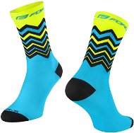 Force WAVE žltá/modrá - Ponožky