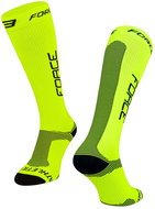 Force Athletic Pro Compressor, Yellow/Black, 48-49 EU - Socks