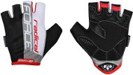 Cycling Gloves Force RADICAL, Black-White-Red, S - Rukavice na kolo