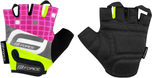 Force SQUARE, Fluo-Pink, XL - Cycling Gloves - Main image