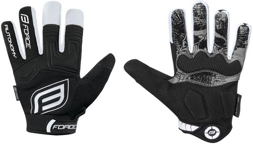 Force KID MTB AUTONOMY, Black, L - Cycling Gloves - Main image
