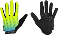 Force KID MTB ANGLE, Fluo-Blue, L - Cycling Gloves