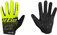 Force KID MTB SWIPE, Black-Fluo, S - Cycling Gloves