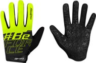 Force MTB SWIPE, Black-Fluo, M - Cycling Gloves