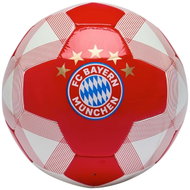 Ouky FC Bayern Munich, emblem and 5 stars, red and white, size 4 - Football 