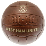 Ouky West Ham United FC, retro style, faux leather, size 5 - Football 