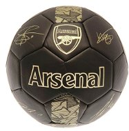 Ouky Arsenal FC, černý, zlatý znak, podpisy, vel. 5 - Futbalová lopta