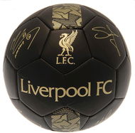 Ouky Liverpool FC, černý, zlatý znak, podpisy, vel. 5 - Fotbalový míč