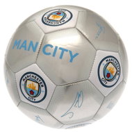 Ouky Manchester City FC, stříbrný, podpisy hráčů, vel. 5 - Football 