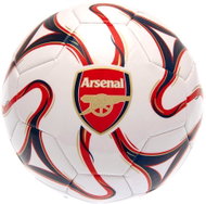 Ouky Arsenal FC, white, coloured emblem, size 5 - Football 
