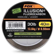 FOX Fluorocarbon Edges Illusion Fluorocarbon Hooklink 40 m 0,50 mm 30 lb 13,6 kg - Fluorocarbon