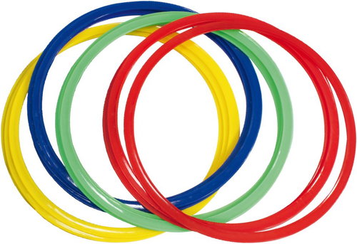 SPORTI FRANCE Training ring 45 cm (set of 12) - Training Aid - Main image