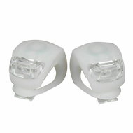 Verk 14280 Silikonové světlo 2 ks bílé - Bike Light