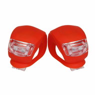 Verk 14280 Silikonové světlo 2 ks červené - Bike Light