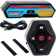 ISO 12045 Voděodolné LED světlo s blinkry - Bike Light