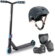 SKITT Convenient freestyle set SCOUT, Black - Rainbow - Freestyle Scooter