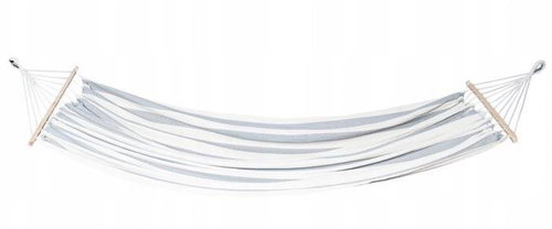 Malatec 10142 Brazilian hammock Rio 240 × 160 cm grey and white - Hammock - Main image