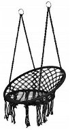 Malatec 10369 Hanging chair with fringe black - Hanging Chair