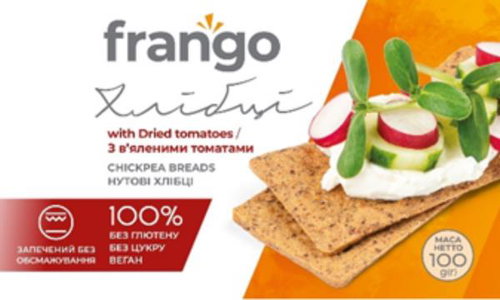 Frango Chickpea slices with sun-dried tomatoes - Healthy Crisps - Main image