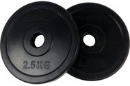 Tunturi rubberized disc 2,5 kg / 30 mm pair - Gym Weight