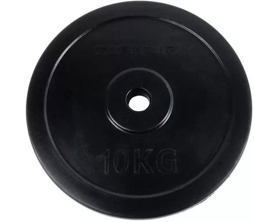 Tunturi rubberized disc 10 kg / 30 mm - Circular Saw Blade  - Main image
