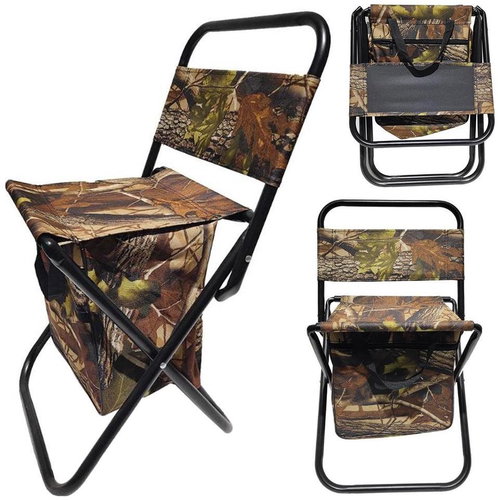 Verk 01680 Camping folding chair with thermal bag brown - Camping Chair - Main image