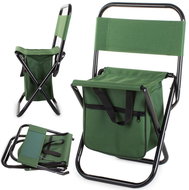 Verk 01665 Camping folding chair with 2in1 bag green - Camping Chair