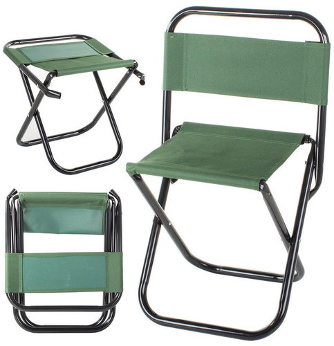 Verk 01664 Camping folding chair green - Camping Chair - Main image