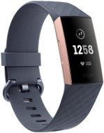 Fitbit Charge 3 Blau Grau / Rosa-Gold Aluminium - Fitnesstracker