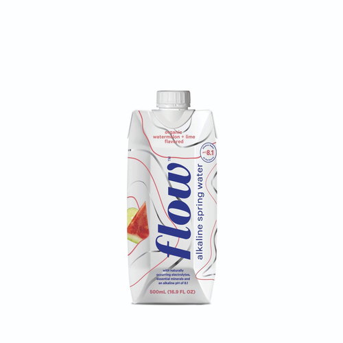 Flow Water Organic Alkaline SW 12 x 500ml Watermelon Lime - Sports Drink - Main image