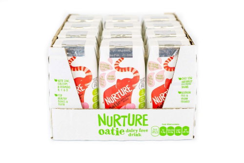 Natural Immune Products Nurture Oatie Dairy Free Drink 12x200ml Strawberry - Sports Drink - Main image