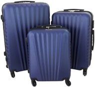 Gravitt Sada 3 Cestovních kufrů skořepinové, M/L/XL tmavě modrá - Case Set