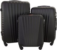 Gravitt Sada 3 Cestovních kufrů skořepinové, M/L/XL černá - Case Set