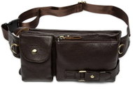 Gaira Kožená ledvinka 519080 tmavě hnědá - Bum Bag