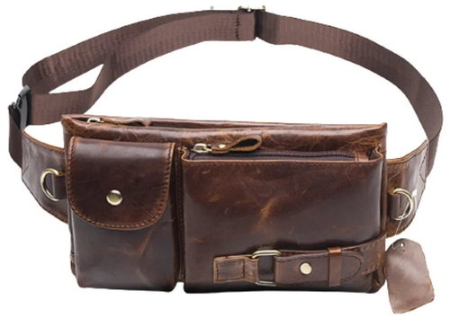 Gaira Leather Bumbag 519080 brown - Bum Bag - Main image