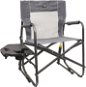 GCI Outdoor Freestyle Rocker™ with Side Table Heathered Pewter - Kempingszék