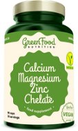 GreenFood Nutrition Calcium Magnesium Zinc Chelate, 90 Capsules - Minerals