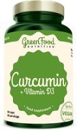 GreenFood Nutrition Curcumin + Vitamín D3 60 kapsúl - Doplnok stravy