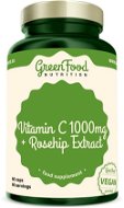 Vitamin C GreenFood Nutrition Vitamin C 1000mg + Rosehip Extract 60 capsules - Vitamín C