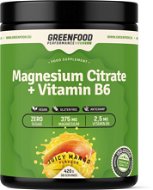 GreenFood Nutrition Performance Magnesium Citrate +Vitamin B6 Juicy mango 420g - Magnesium