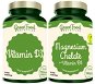 GreenFood Nutrition Magnesium Chelate 90 cps + Vitamín D3 60 cps. - Sada výživových doplnkov
