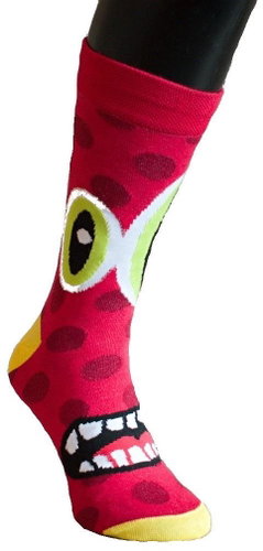 Happy Smile socks size 41-46 red - Socks - Main image