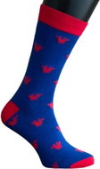 Happy Royal Crown Socks size 41-46 blue - Socks