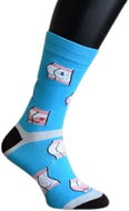Happy Happy Socks Ass Blue - Socks