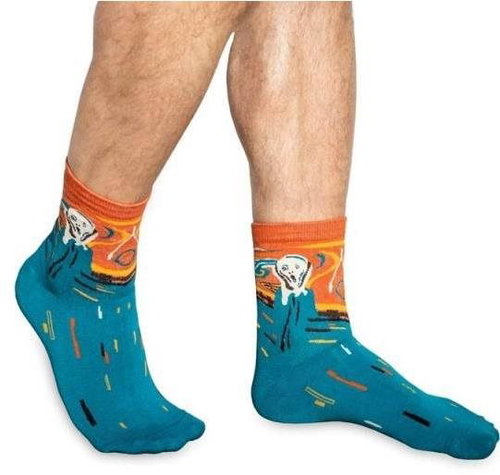 Master Original Edvard Munch Socks Shout - Socks - Main image