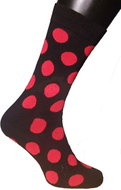 Happy Socks Polka dot size 41- 46 black-red - Socks